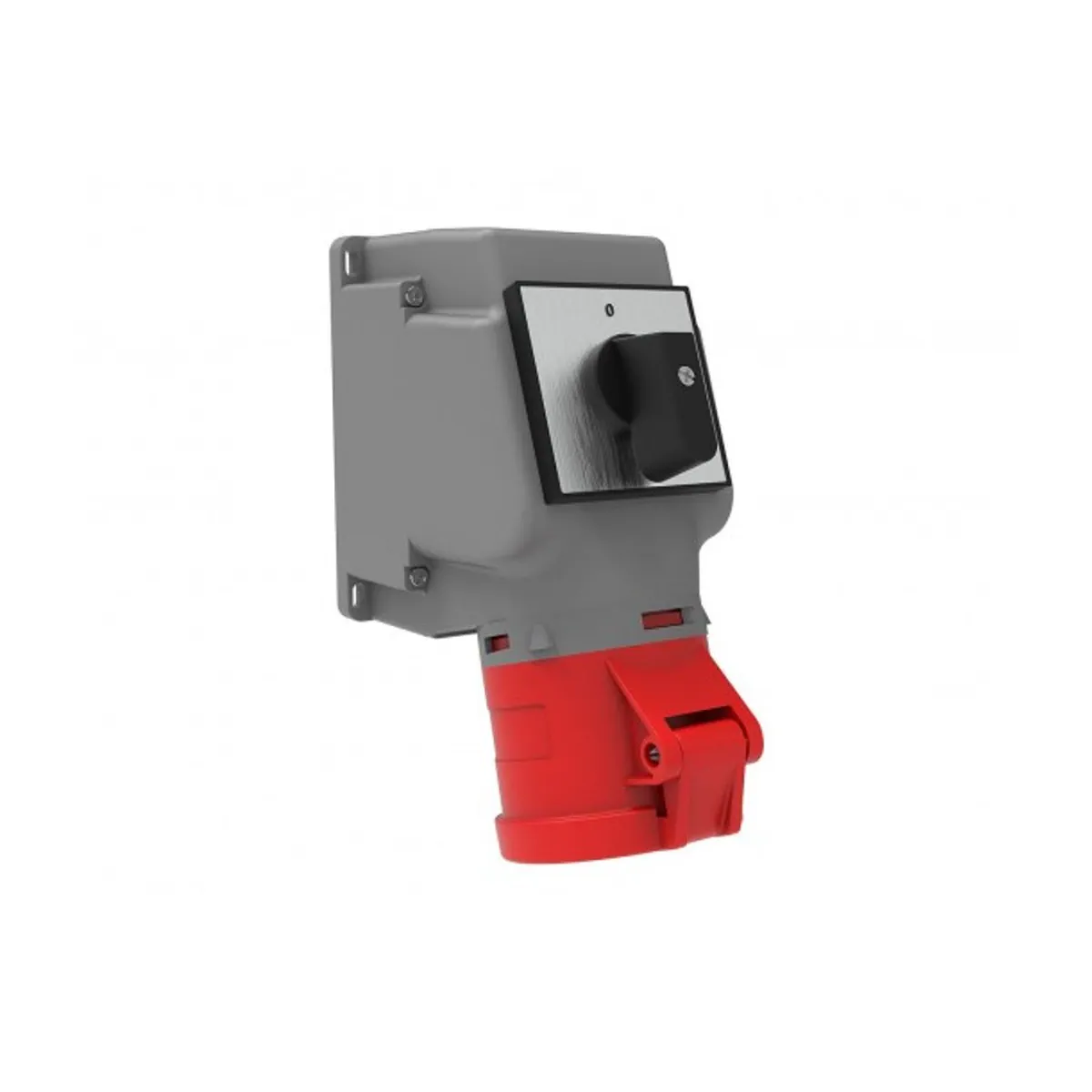 Bemis BC1-3505-2550 CEE 90° Angled Wall Socket with Cam Switch 32 A 3P+E+N IP44
