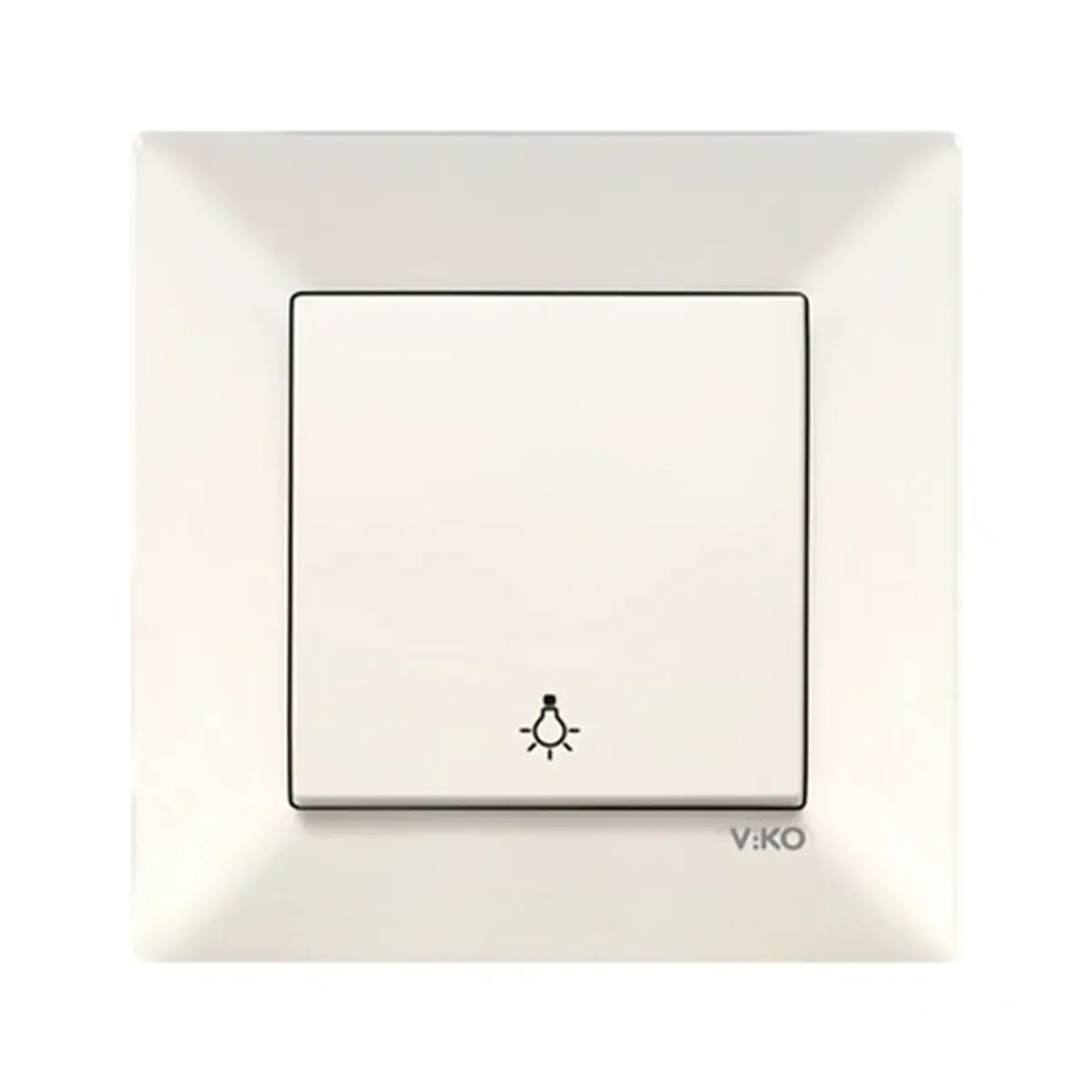 Viko Karre Meridian Cream Light Switch