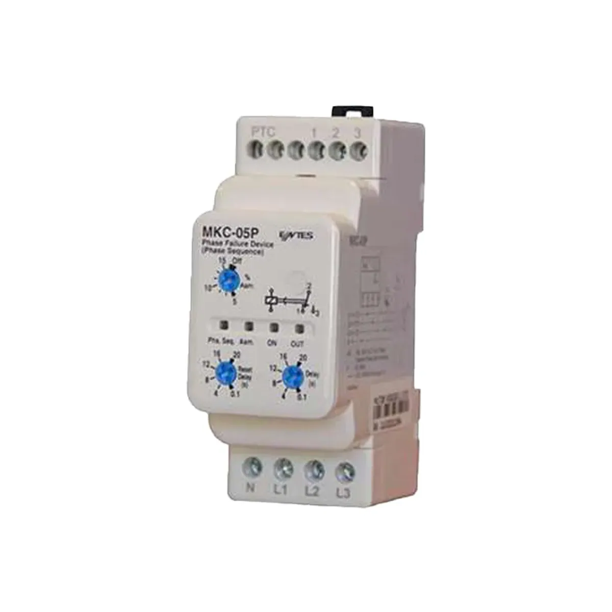 Entes MKC-05P Motor Faz Koruma Rölesi, 220-230VAC, PTC Korumalı