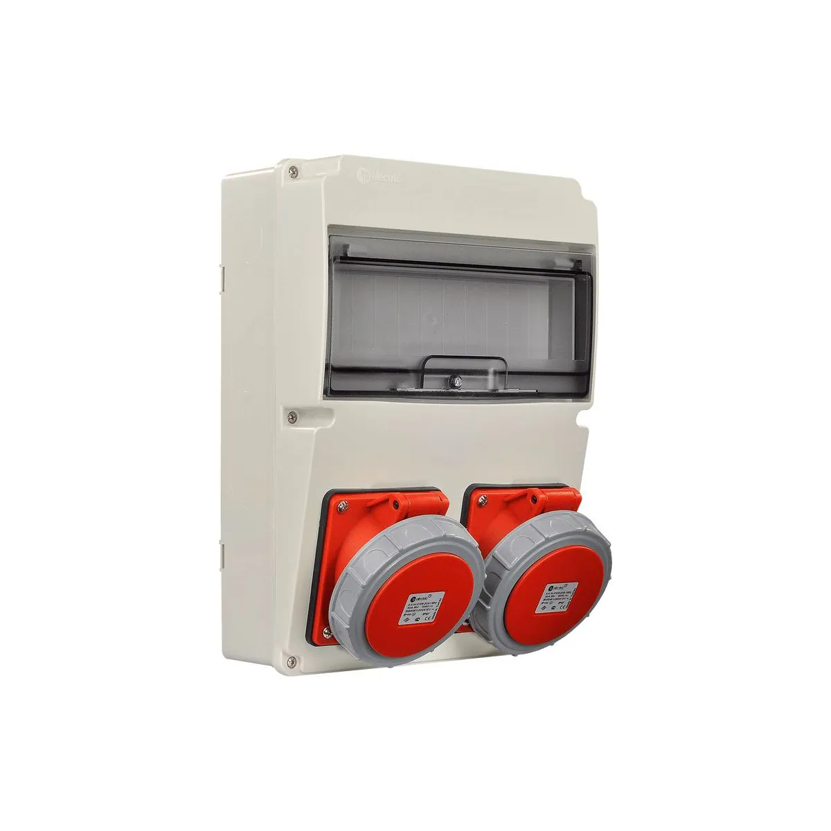 TP Elektrik 3320-000-6600 220x300 Priz Montajlı Kombinasyon Kutusu, 5x16A Prizli