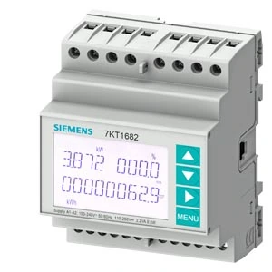 Siemens 7KT1682 Enerji Ölçüm Cihazı 1/3 fazlı, CT/5A, Modbus RTU haberleşmeli Multimetre