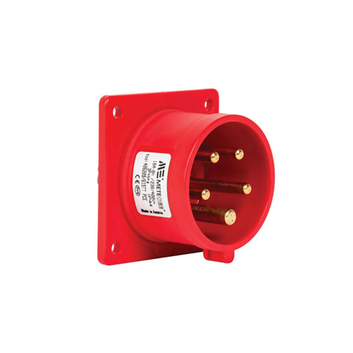 PCE 406209 5x16A Machine Plug Straight IP44