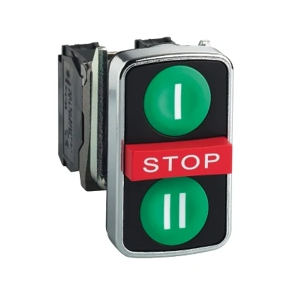 Schneider Electric XB4BA731327 TRIPLE PUSHBUTTON — üretici katalog görseli