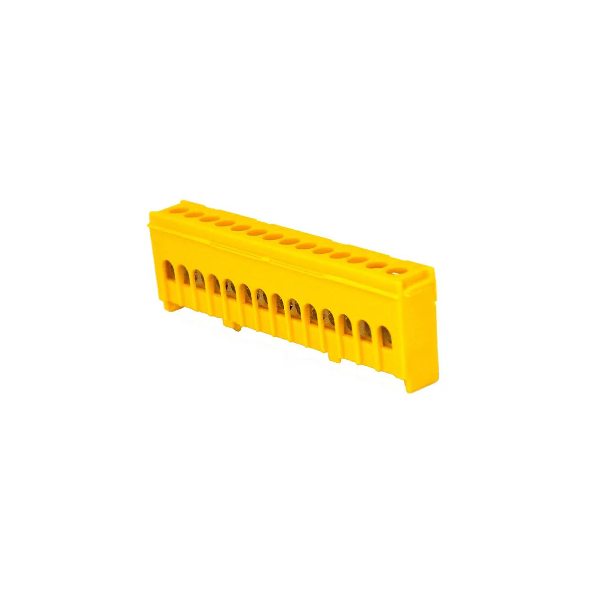 TP Elektrik 27315-6000-07 14-Way Ground Terminal Block, Yellow