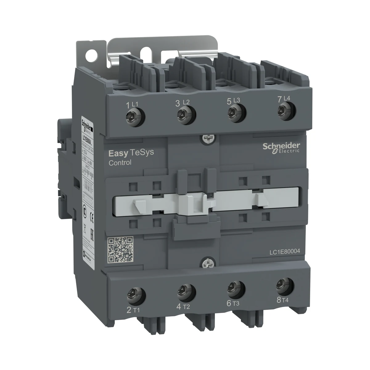 Schneider Electric LC1E80004M7 EasyPact TVS Contactor 4P 100A AC1 220VAC 4NO