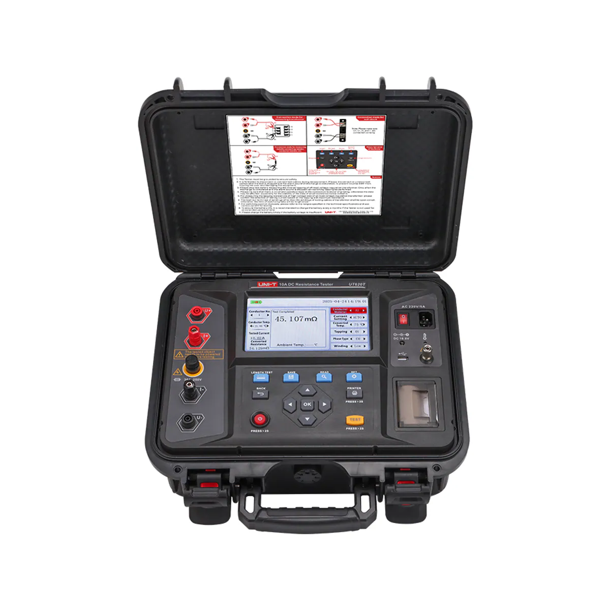 Unit UT620T 10A Four-Wire Transformer DC Resistance Tester