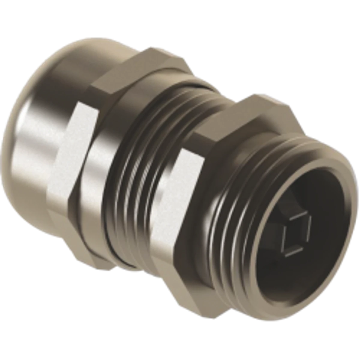Ortaç M 20 EMC Type Grounded Nickel-Plated Brass Cable Gland (50 pcs/box)