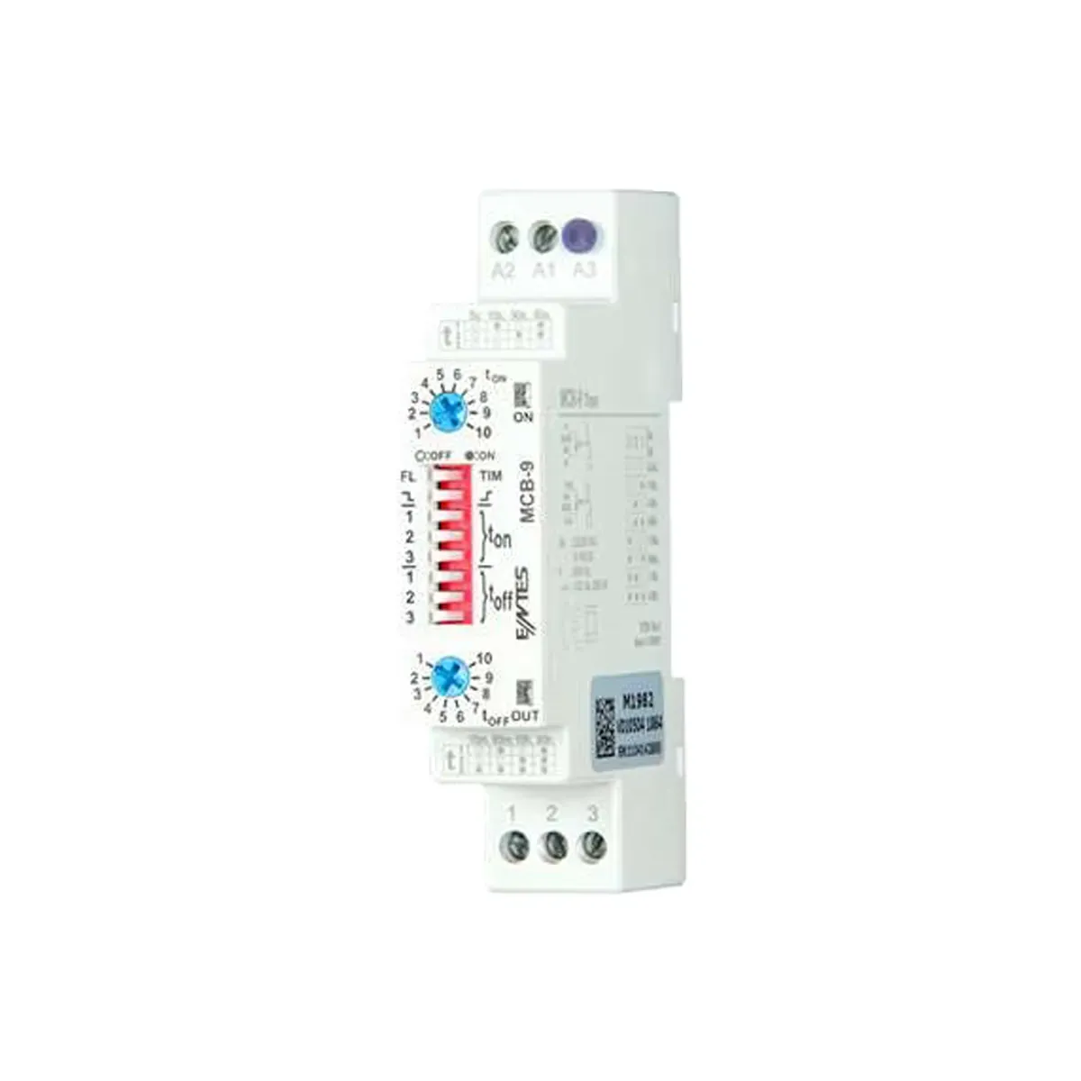 Entes MCB-9 Multifunction Timer Relay, 12-240VAC/DC