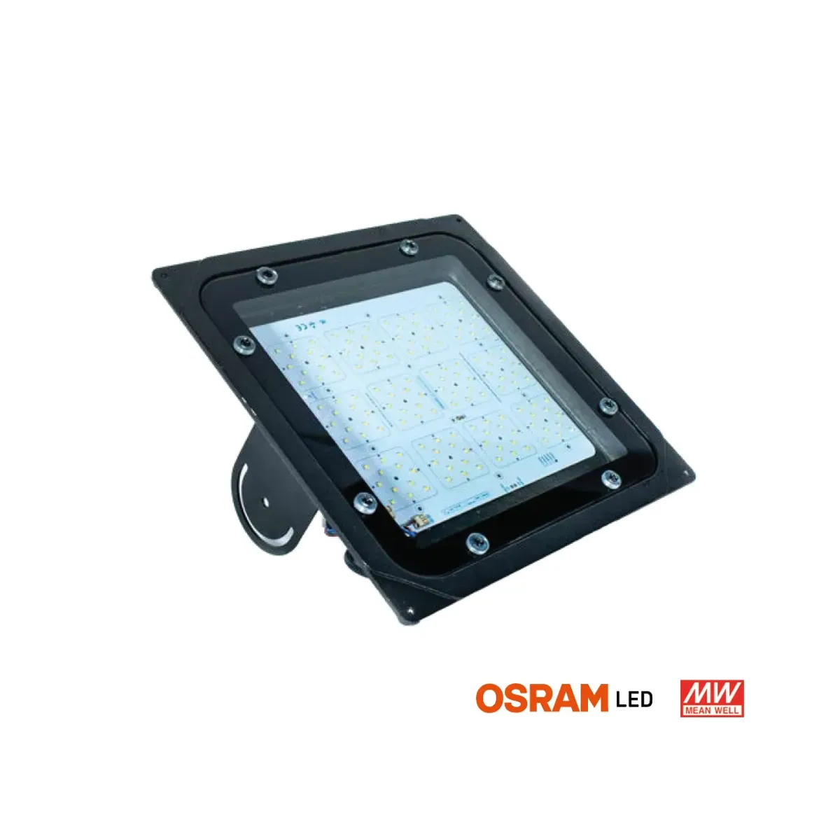 100W Surface-Mounted 4000 K 16650lm Osram LED Meanwell Driver Canopy LED Luminaire IP65