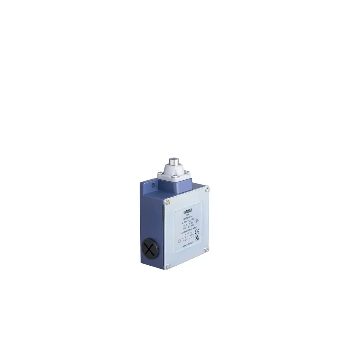 Emas L54 Metal Housing 10 mm Metal Plunger Snap-Action 2* (1NC+1NO) Limit Switch L54K16PUM211