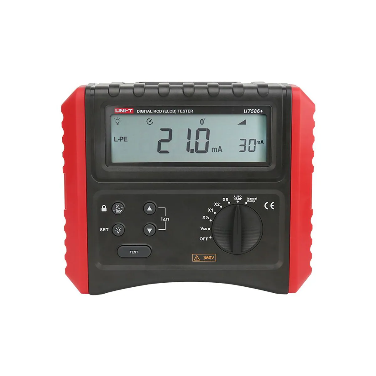 Unit UT586+ 10–1000 mA CAT III 600V Digital RCD Tester