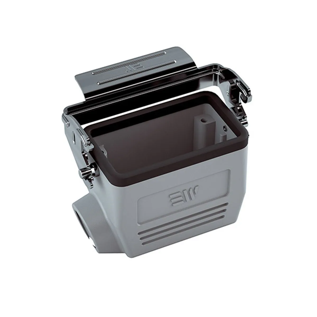 Mete Enerji 29355S 10x16A Multi-Outlet Extension Housing Assembled Riveted Gasketed Single Metal Latch Side Entry
