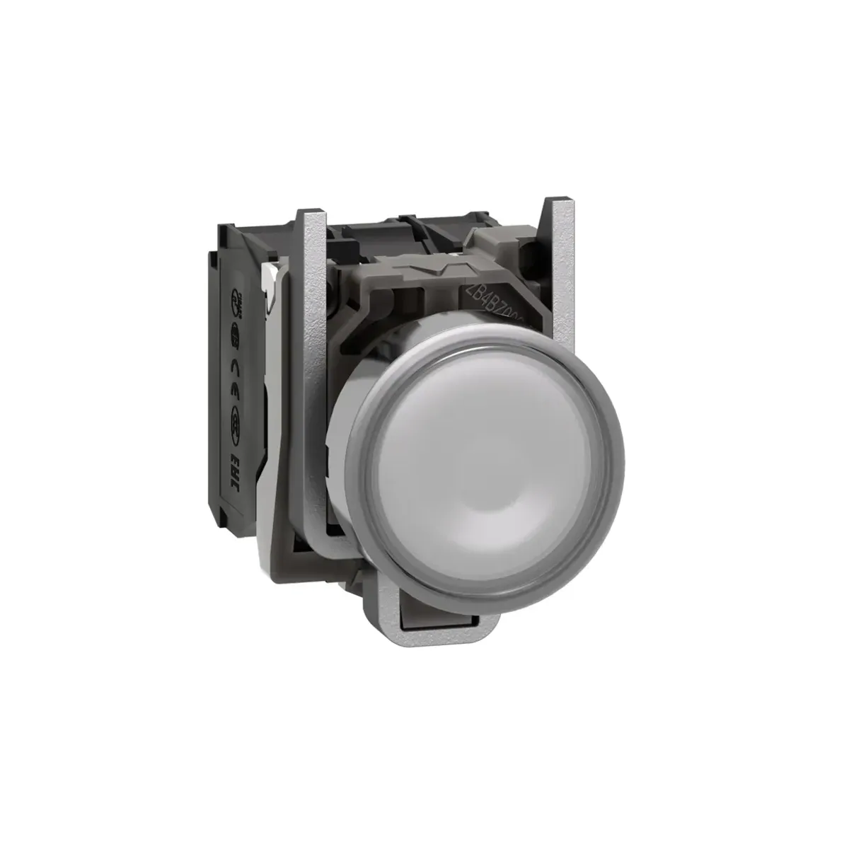 Schneider XB4BW31M5 White Spring-Return Illuminated Push Button 1NO+1NC 22mm 220-240V