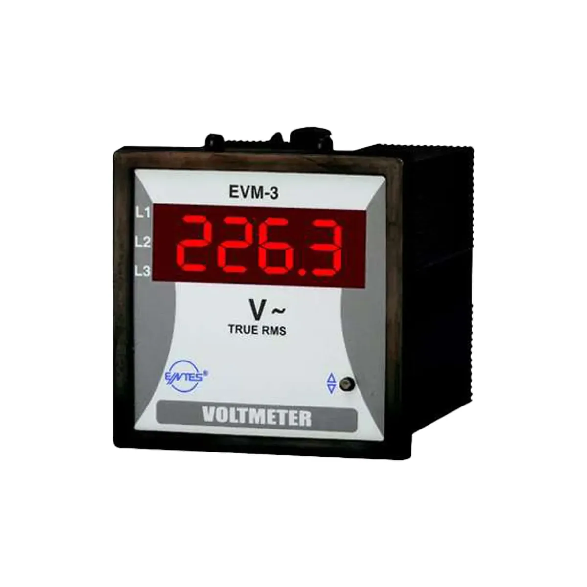 Entes EVM-3-72 Single-Phase Digital Voltmeter, 110-230VAC, 72x72