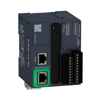 Schneider Electric TM221ME16T M221 Book PLC, 8 DI, 8 DO Transistör, Ethernet — üretici katalog görseli