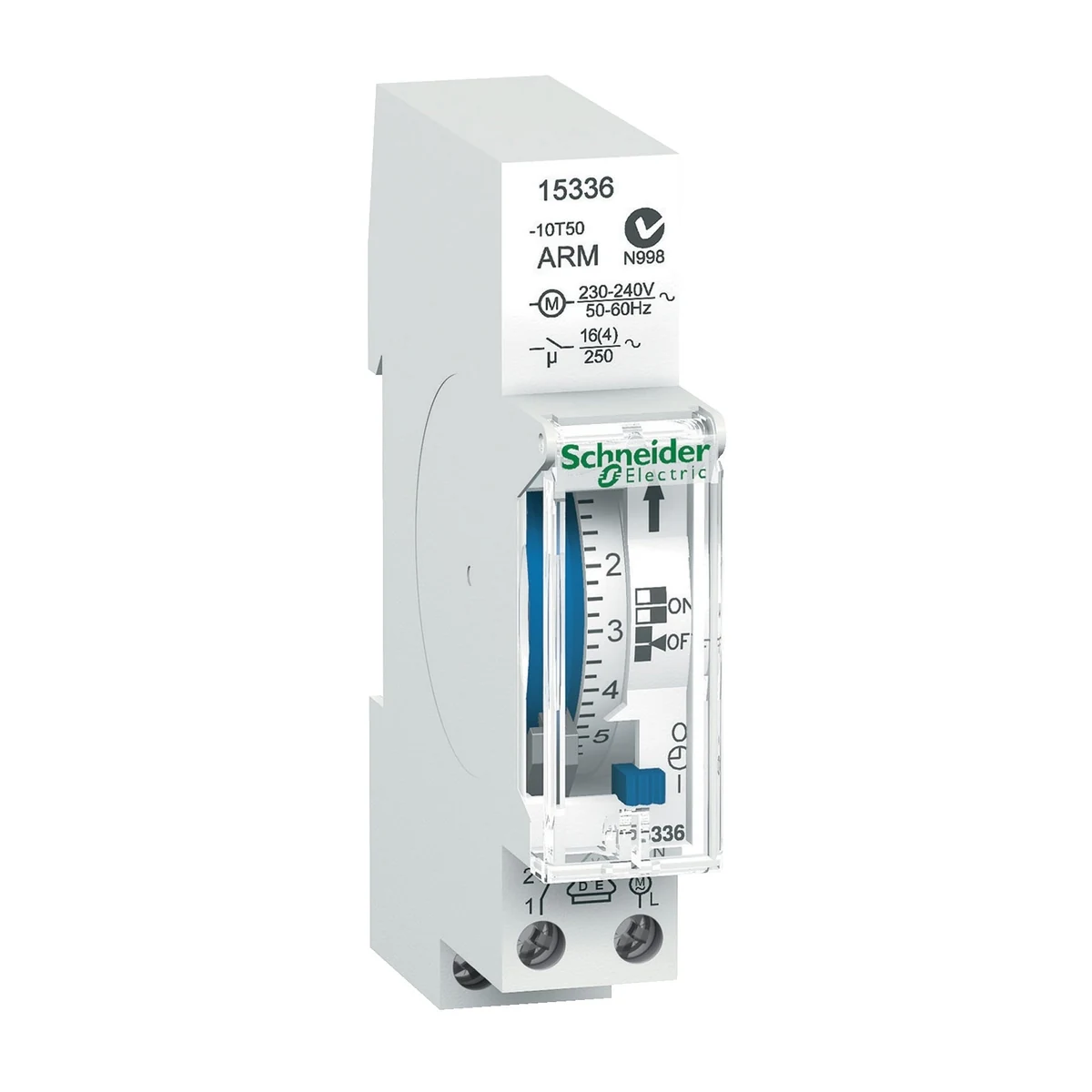 Schneider Electric 15336 IH, 24 hours, 1 ON-OFF contact outputs, 100 hours reserve