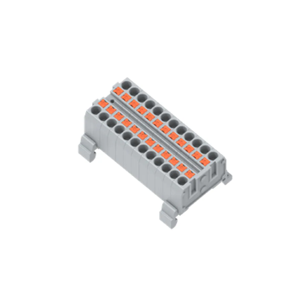 Gwest GW C2.5-24A (2.5mm2) DIN Rail Mounted Distribution Block