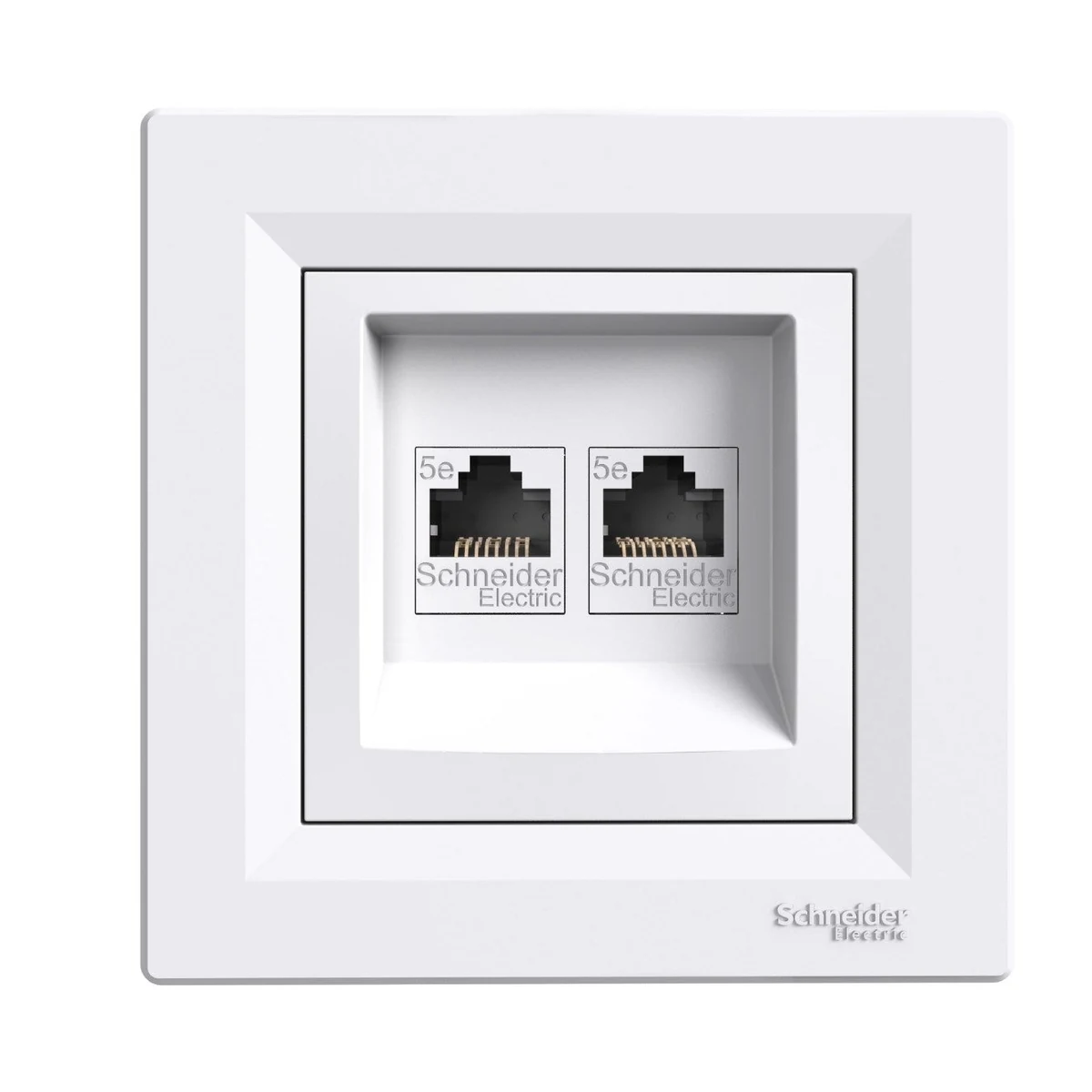 Schneider Electric EPH4470521 Asfora 2*RJ45 Without Connector, Without Frame