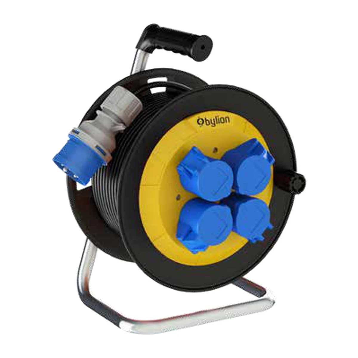 Bylion 122-404-3225 PMI-25315-4M Cable Reel 25 m 3G1.5 IP44 Yellow