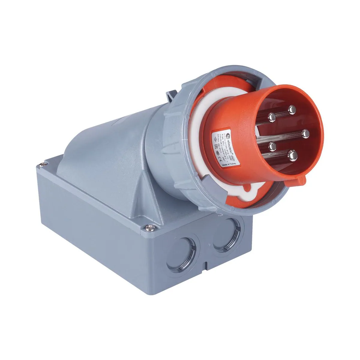 TP Elektrik 3134-312-1600 CEE 5x63A Wall Plug, IP 67, 6h