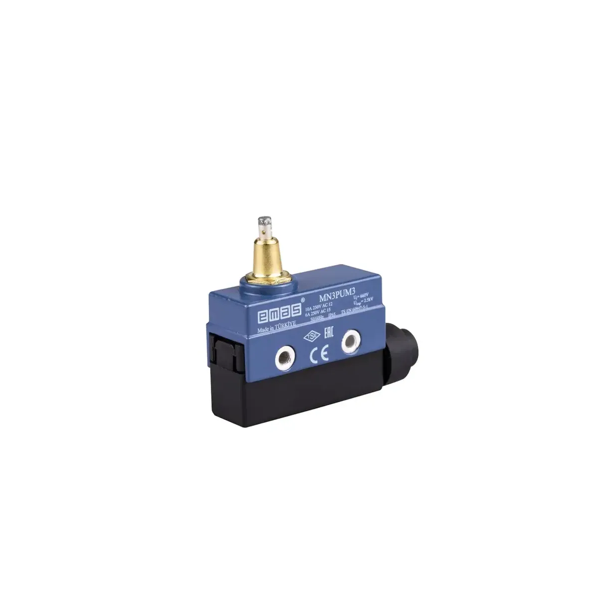 Emas Metal Thin Plunger 1CO MN3 Series Metal Mini Switch MN3PUM3