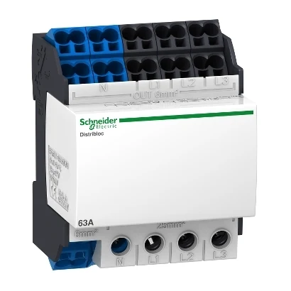 Schneider Electric LVS04041 Linergy - 4P 63A 24 Delikli (alttan beslemeli) — üretici katalog görseli