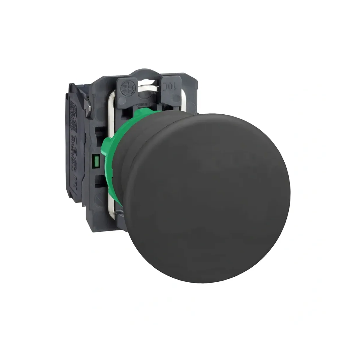 Schneider XB5AC21 Spring-Return Black Push Button Mushroom Head 1NO 40mm