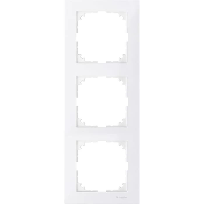 Schneider Electric MTN4030-3619 M-Pure üçlü çerçeve Beyaz