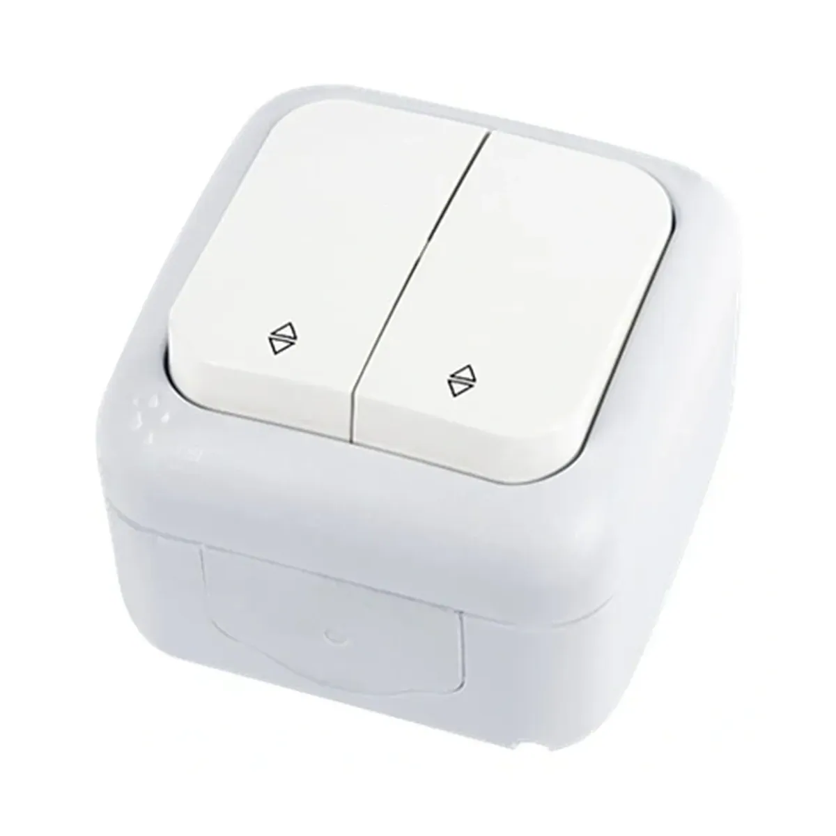 Viko Palmiye Surface-Mounted White Changeover Two-Way Switch IP54