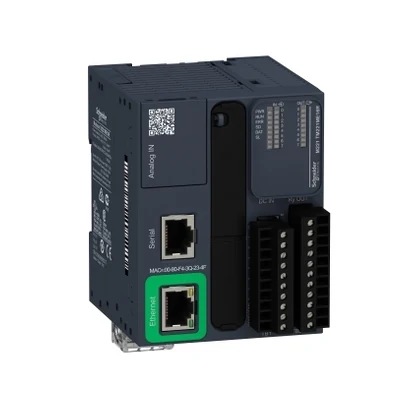 Schneider Electric TM221ME16R M221 Book PLC, 8 DI, 8 DO Relay, Ethernet — üretici katalog görseli