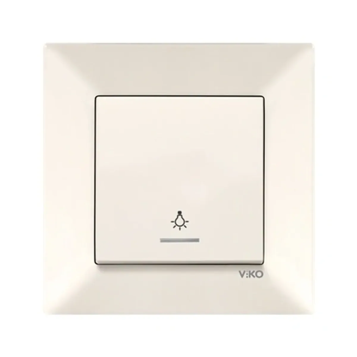 Viko Karre Meridian Illuminated Cream Light Switch