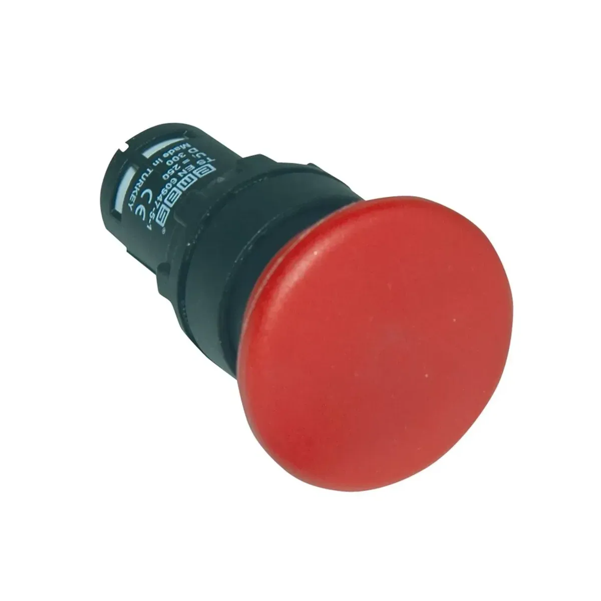Emas MB Series Monoblock Plastic Mushroom Type 1NC Red Push Button 22mm IP50