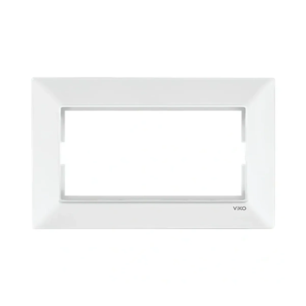 Viko Karre Meridian White 2-Gang Flush-Mounted Socket Frame