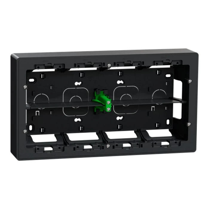 Schneider Electric NU821054 2-sıra x 10-modül Sıva-üstü Montaj Kasası, Antrasit