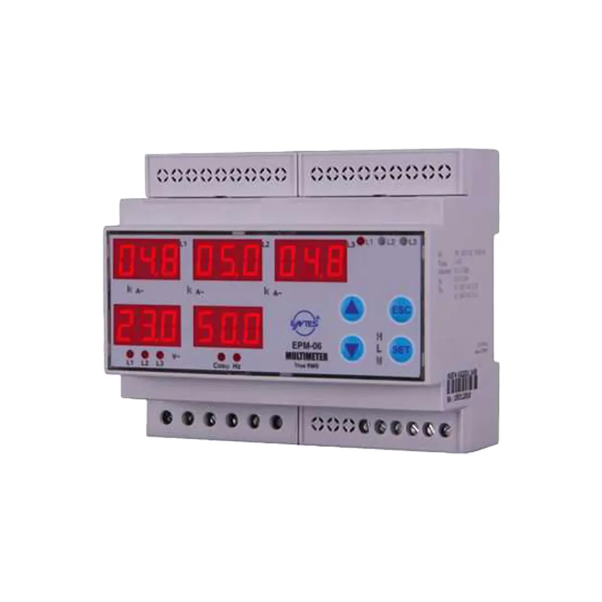 Entes EPM-06C-DIN-CT25* Multimetre, 230VAC, DIN6