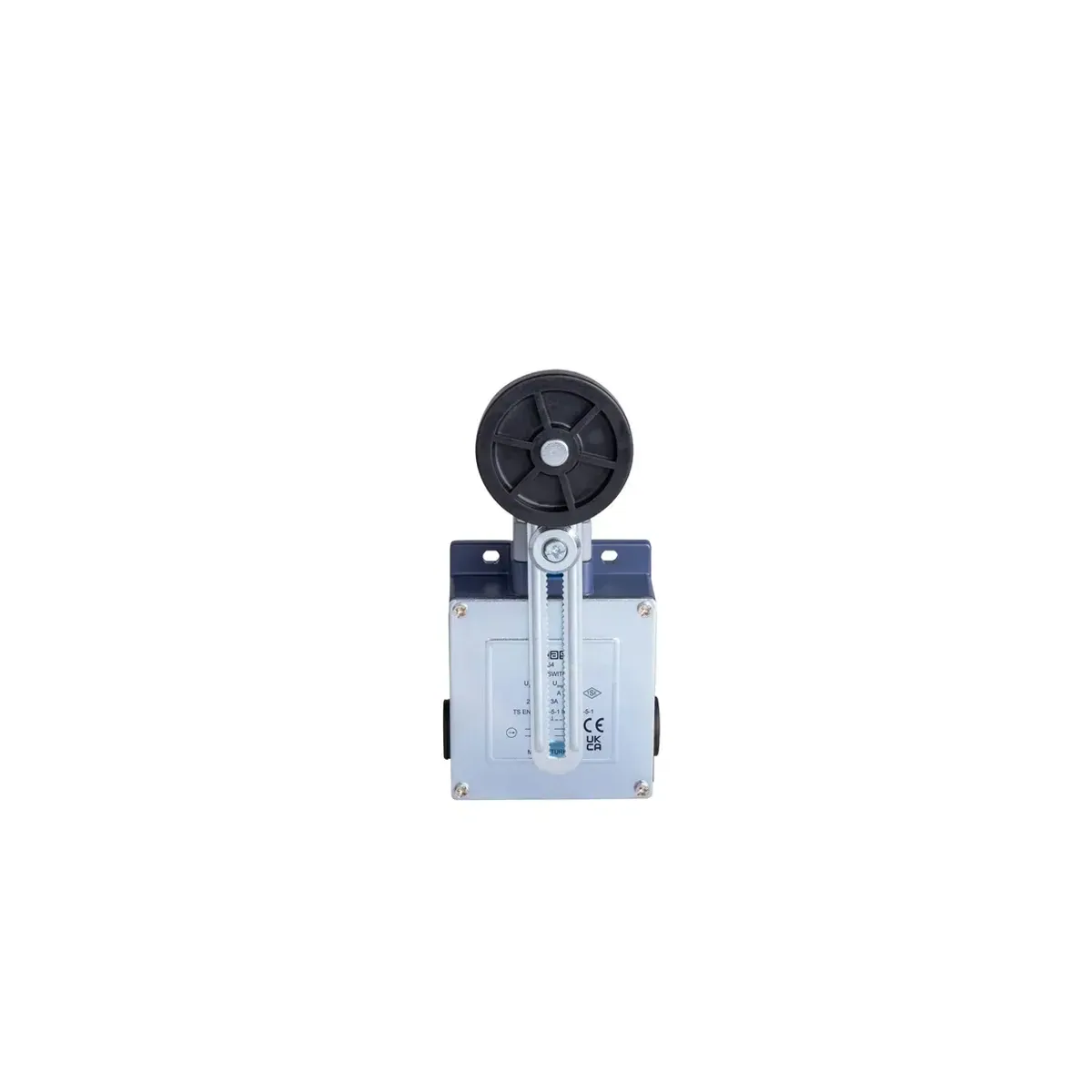 Emas L54 Metal Housing 50 mm Rubber Roller Adjustable Lever Snap-Action 2* (1NC+1NO ) Limit Switch L54K16MEL123