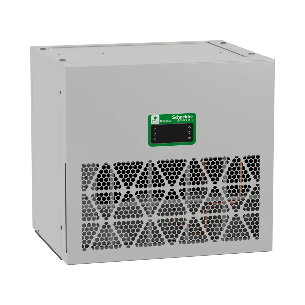 Schneider Electric NSYCU600RDG Çatı Bağlantılı Soğutma Ünitesi, Climasys CU, 600W, 230V, 50/60Hz, IP54 — üretici ürün görseli