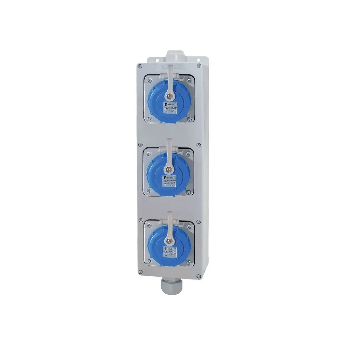 TP Elektrik 3640-111-0600 Cee Grup Prizi (1x16A IP68)x3, IP 67