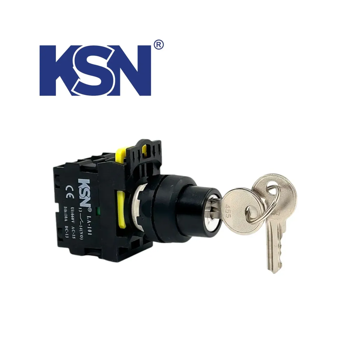 Maintained I-0-2 Key-Operated Push Button 2No 22mm KN-55-20YS