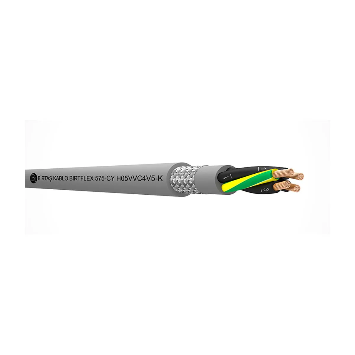 Birtaş BIRTFLEX 555-CY / H05VVC4V5-K 6x2.5 mm2