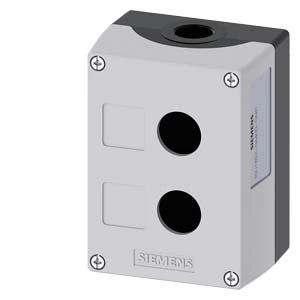 Siemens 3SU1852-0AA00-0AB1 Kutulu Kumanda Butonu Metal 2 delikli boş kutu