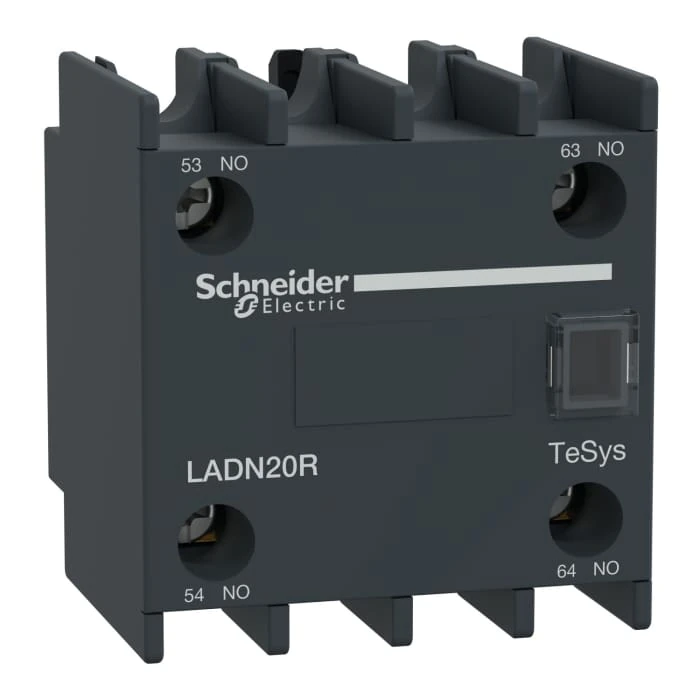 Schneider Electric LADN20R TeSys Deca Yardımcı kontak bloğu 2NA Toza Karşı Dayanıklı