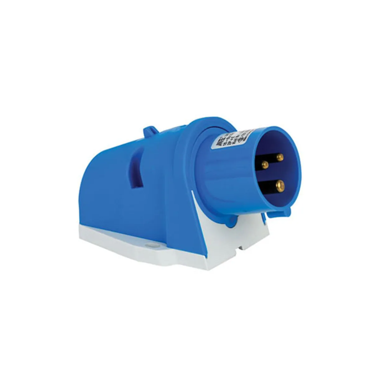 Bals T24423V 3x16A Wall-Mount Plug Angled Housing IP44 Screw Type