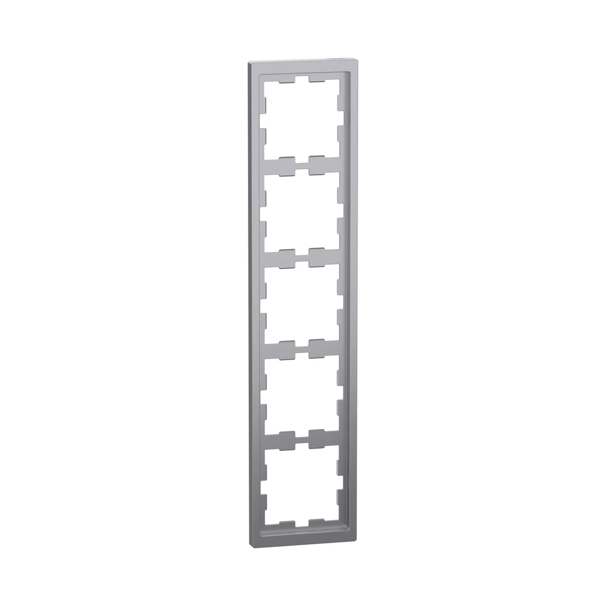 Schneider Electric MEG4050-6536 Merten System-D, Beşli Çerçeve, Paslanmaz Çelik, D-Life — üretici ürün görseli