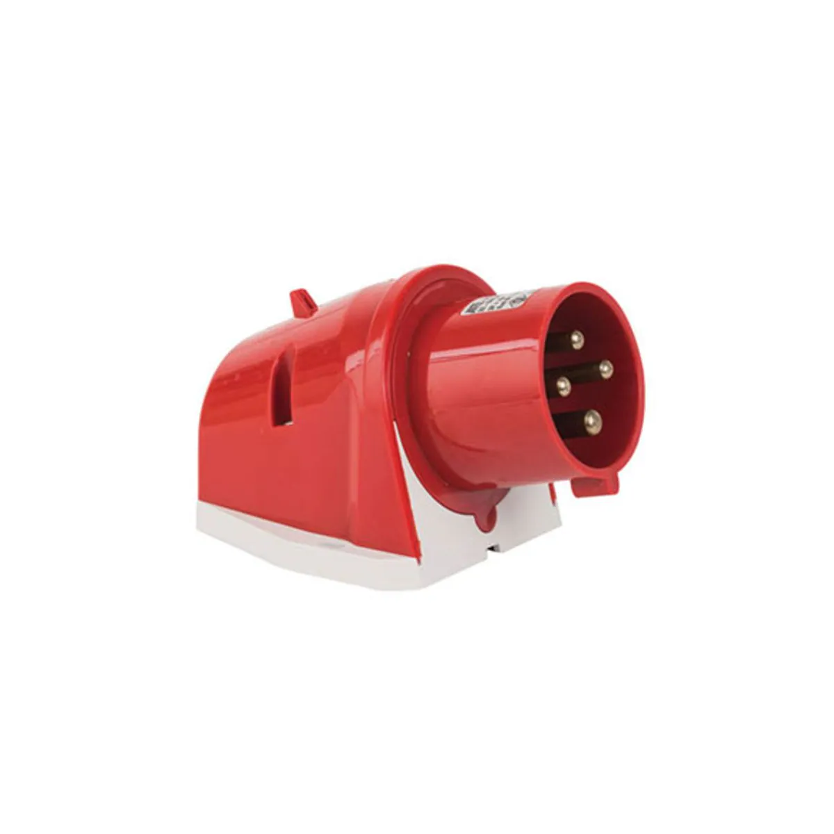 Bals T24405V 4x32A Wall-Mount Plug Angled Housing IP44 Screw Type