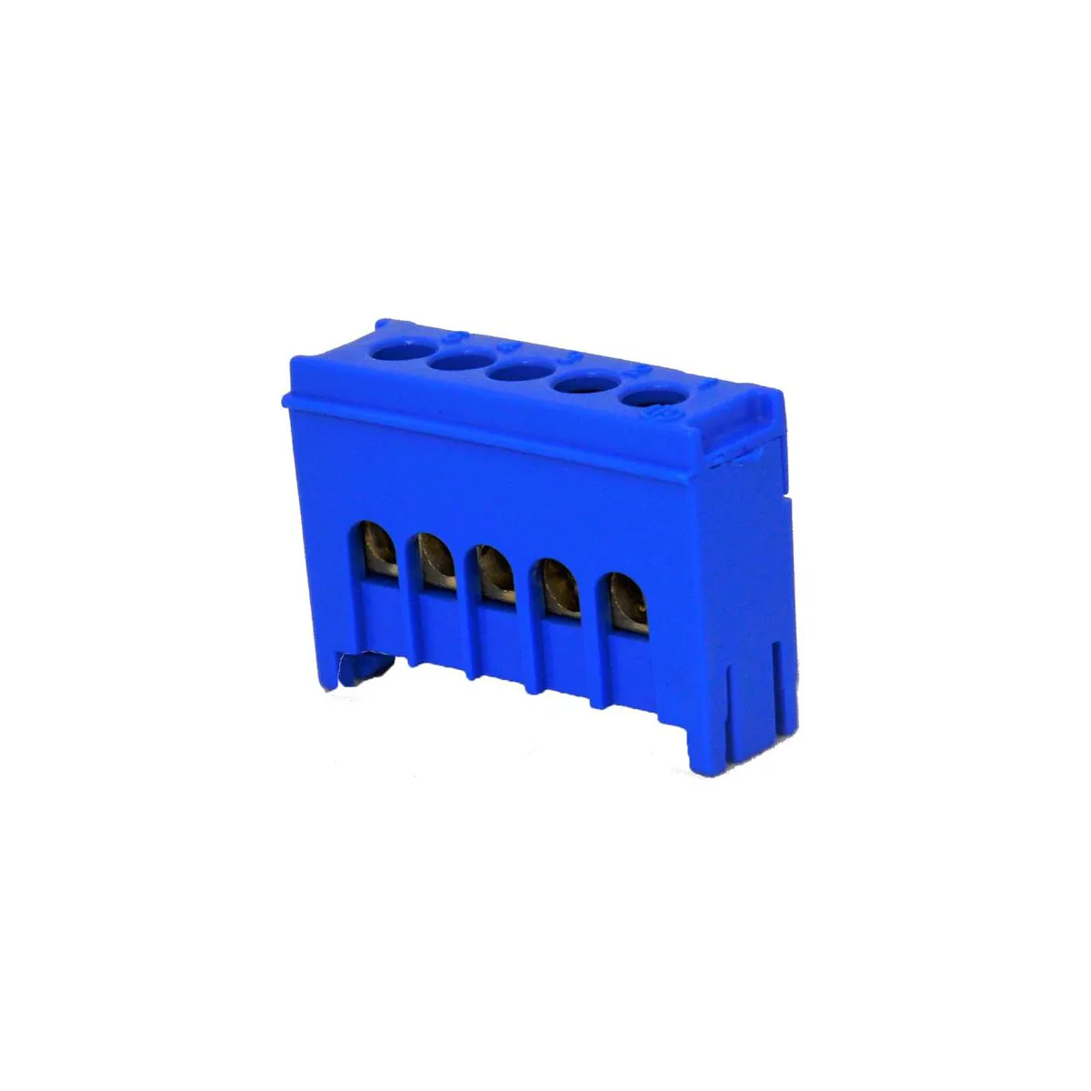 TP Elektrik 27315-4000-09 5-Way Neutral Terminal Block, Blue