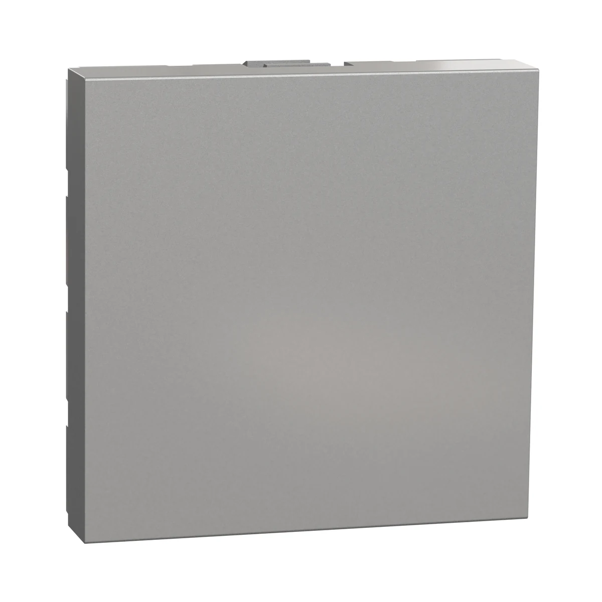 Schneider Electric NU986630 Yeni Unica, Kör Kapak 2 modül, Alüminyum — üretici ürün görseli