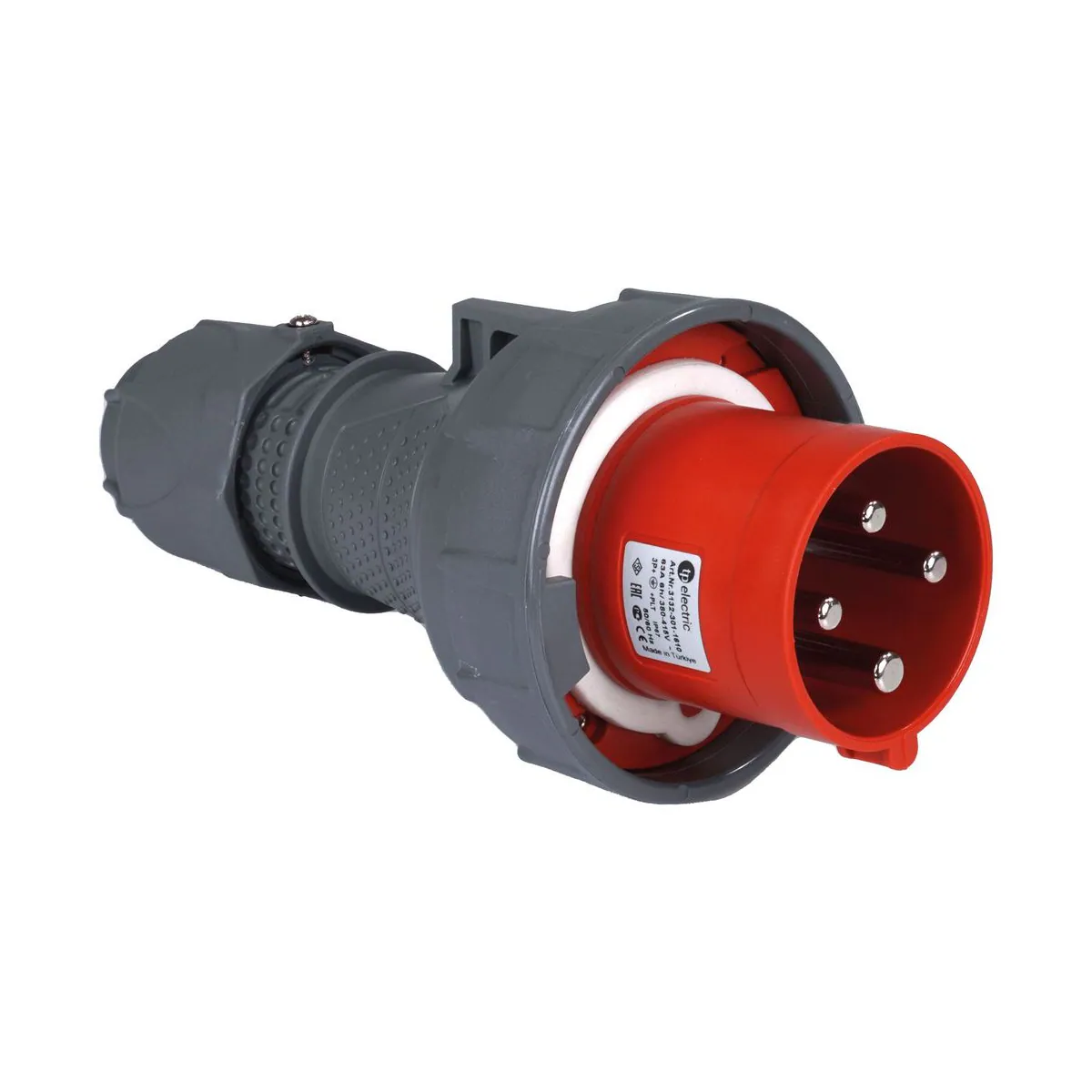 TP Elektrik 3132-301-1610 4x63A Alpha - Straight Plug, IP 67, 6h