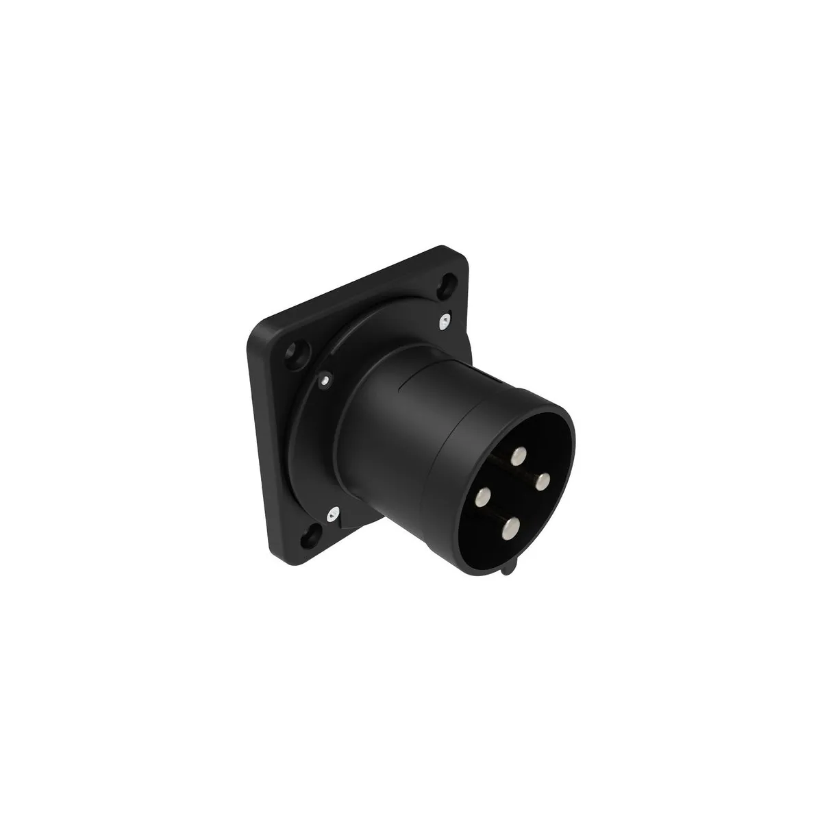 Bemis BCS-4504-2114 CEE Makine Fişi 63 A 3P+E IP44 Siyah