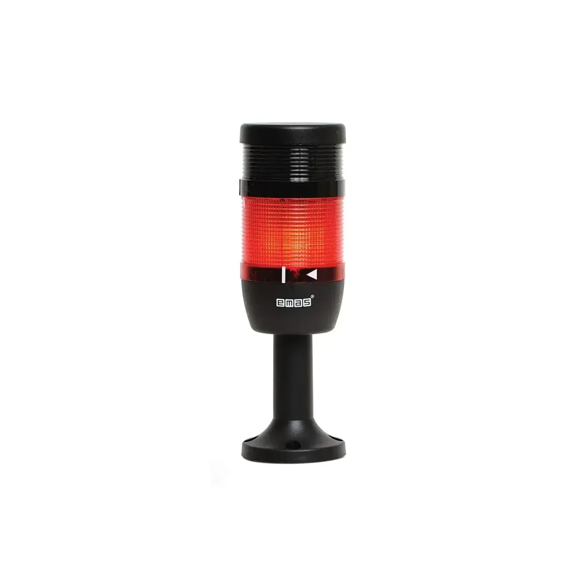 Emas IK Series Two-Tier 220V AC with Buzzer 110mm LED Stack Light with Plastic Tube and Base 70mm